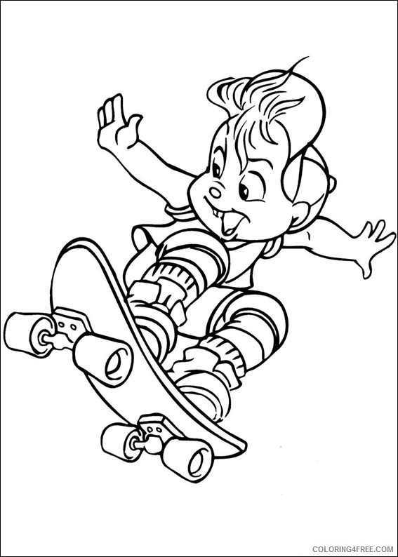 alvin and the chipmunks coloring pages printable jpg