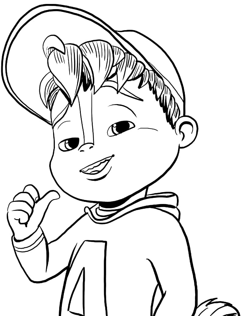 alvin and the chipmunks coloring pages printable jpg