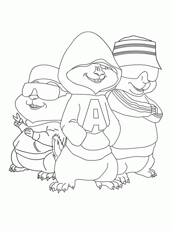 alvin and the chipmunks coloring pages printable jpg