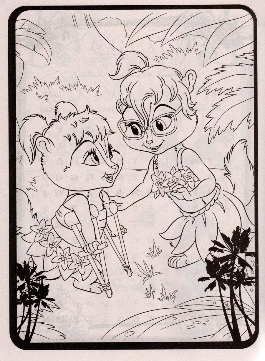 34 Alvin and the Chipmunks Coloring Pages Printable 34