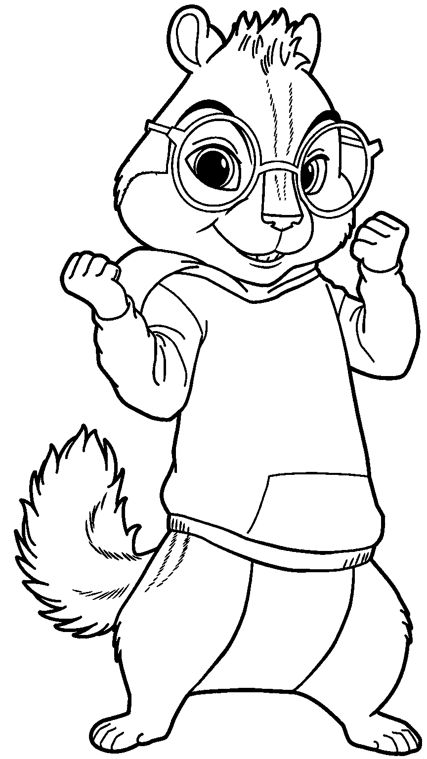 alvin and the chipmunks coloring pages printable jpg