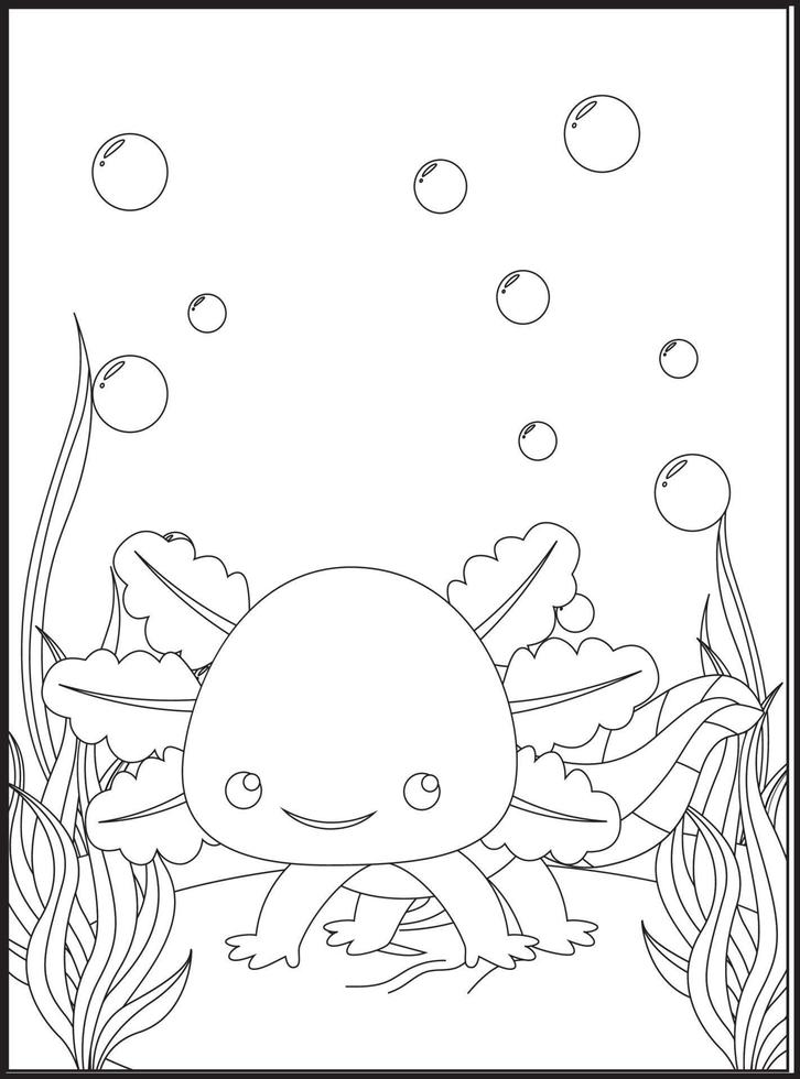 34 Axolotl Coloring Pages Printable 16