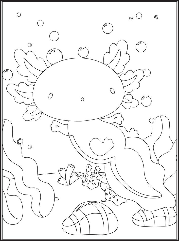 34 Axolotl Coloring Pages Printable 22