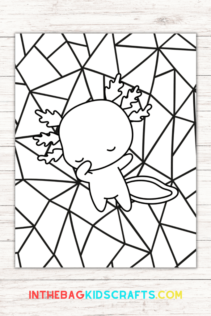 34 Axolotl Coloring Pages Printable 23