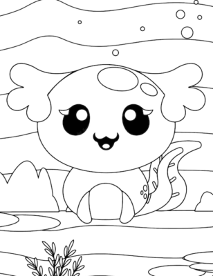 34 Axolotl Coloring Pages Printable 32