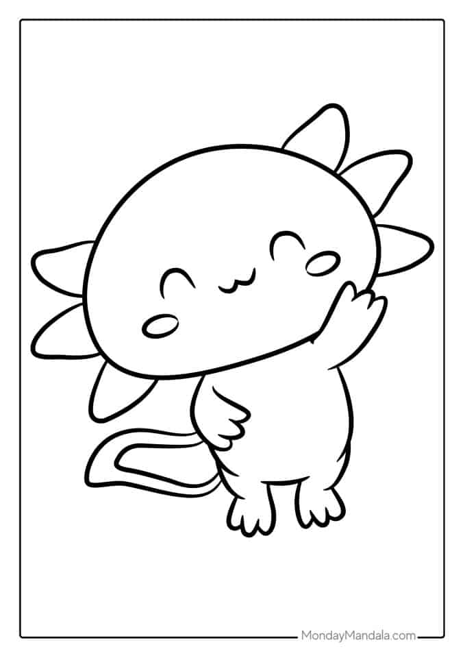 axolotl coloring pages printable jpg