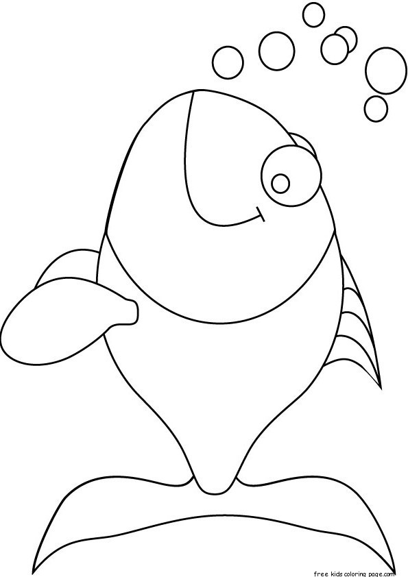 34 Free Rainbow Fish Coloring Pages Printable 14