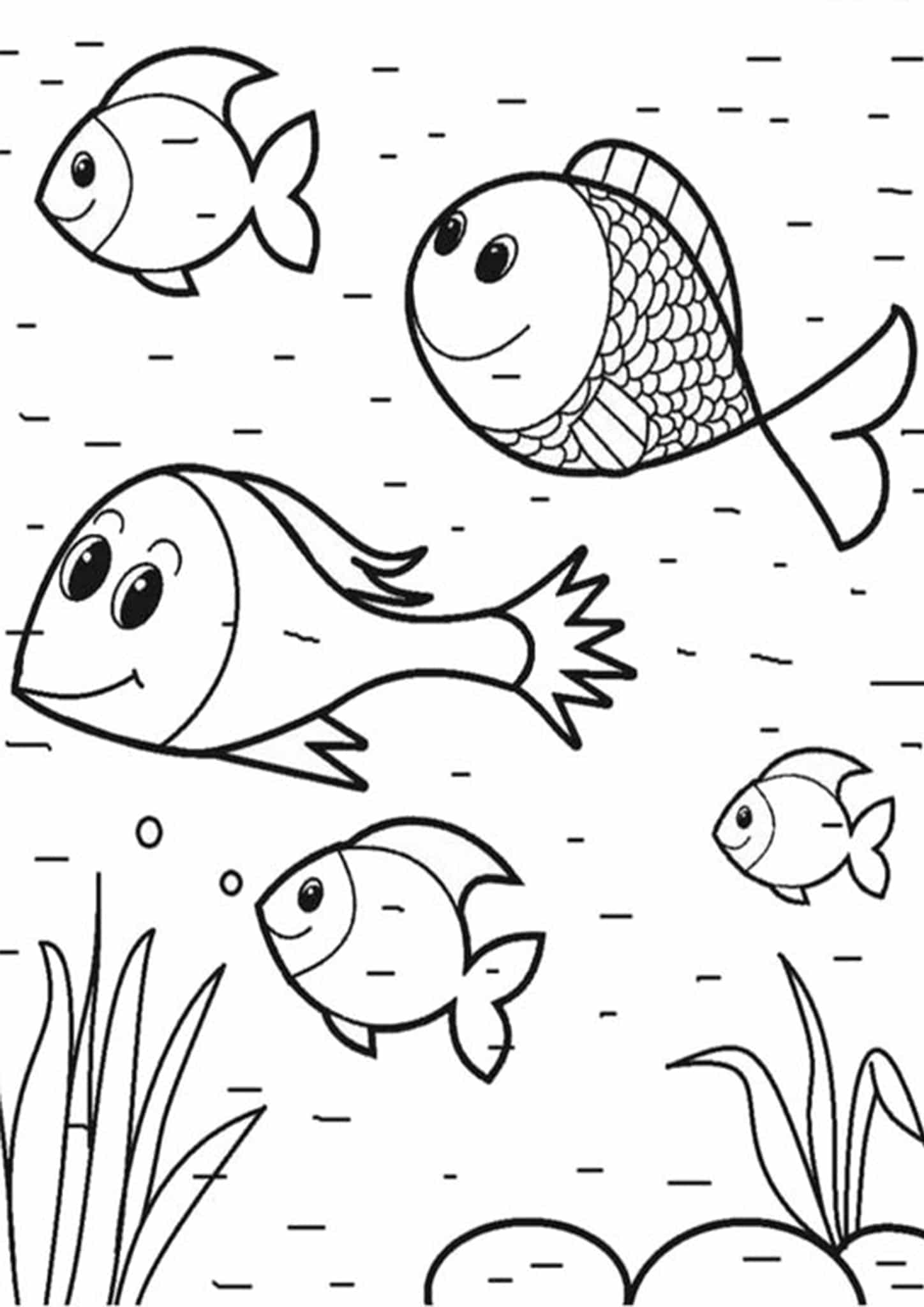 34 Free Rainbow Fish Coloring Pages Printable 20