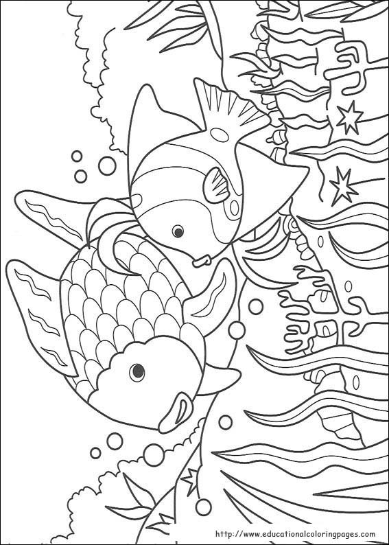 34 Free Rainbow Fish Coloring Pages Printable 23