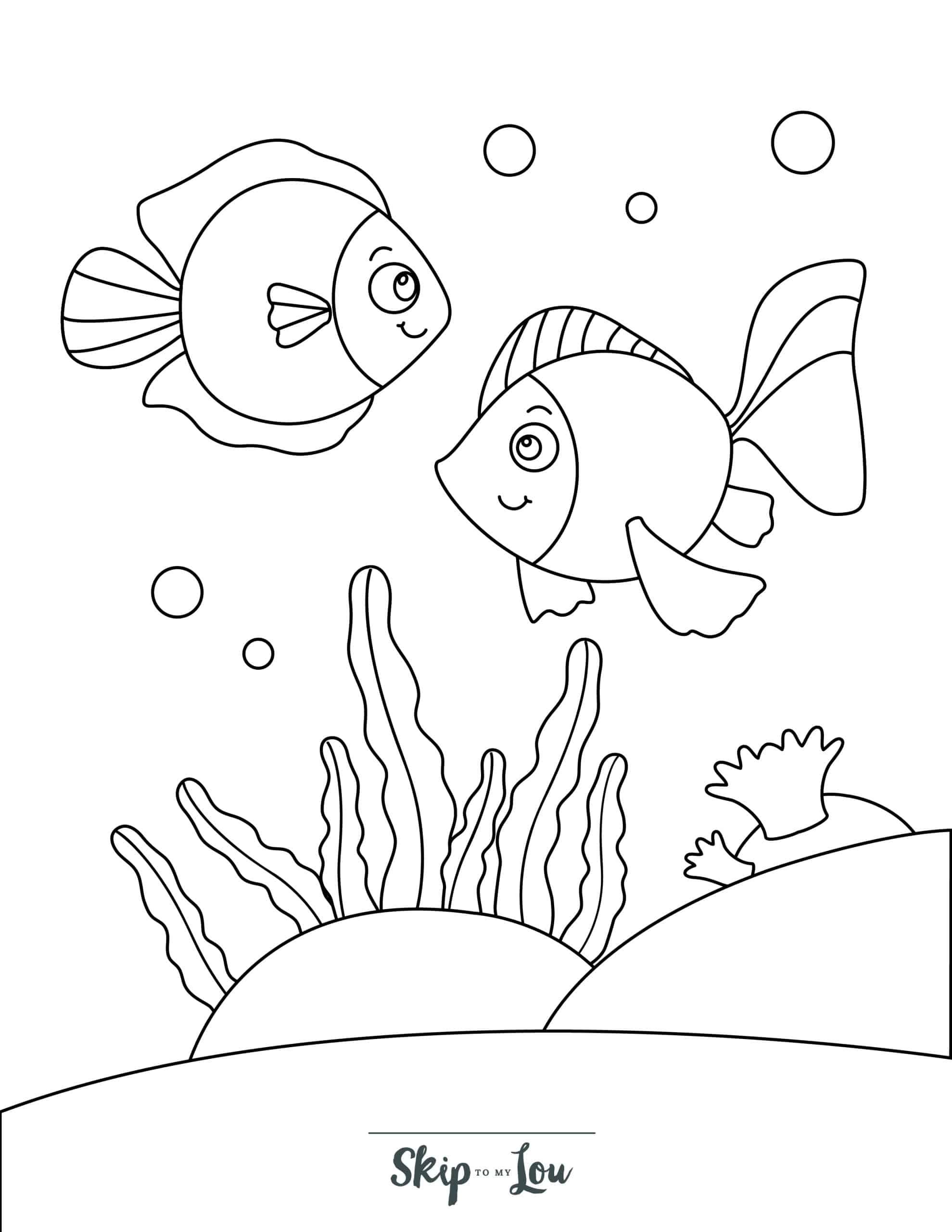 34 Free Rainbow Fish Coloring Pages Printable 27