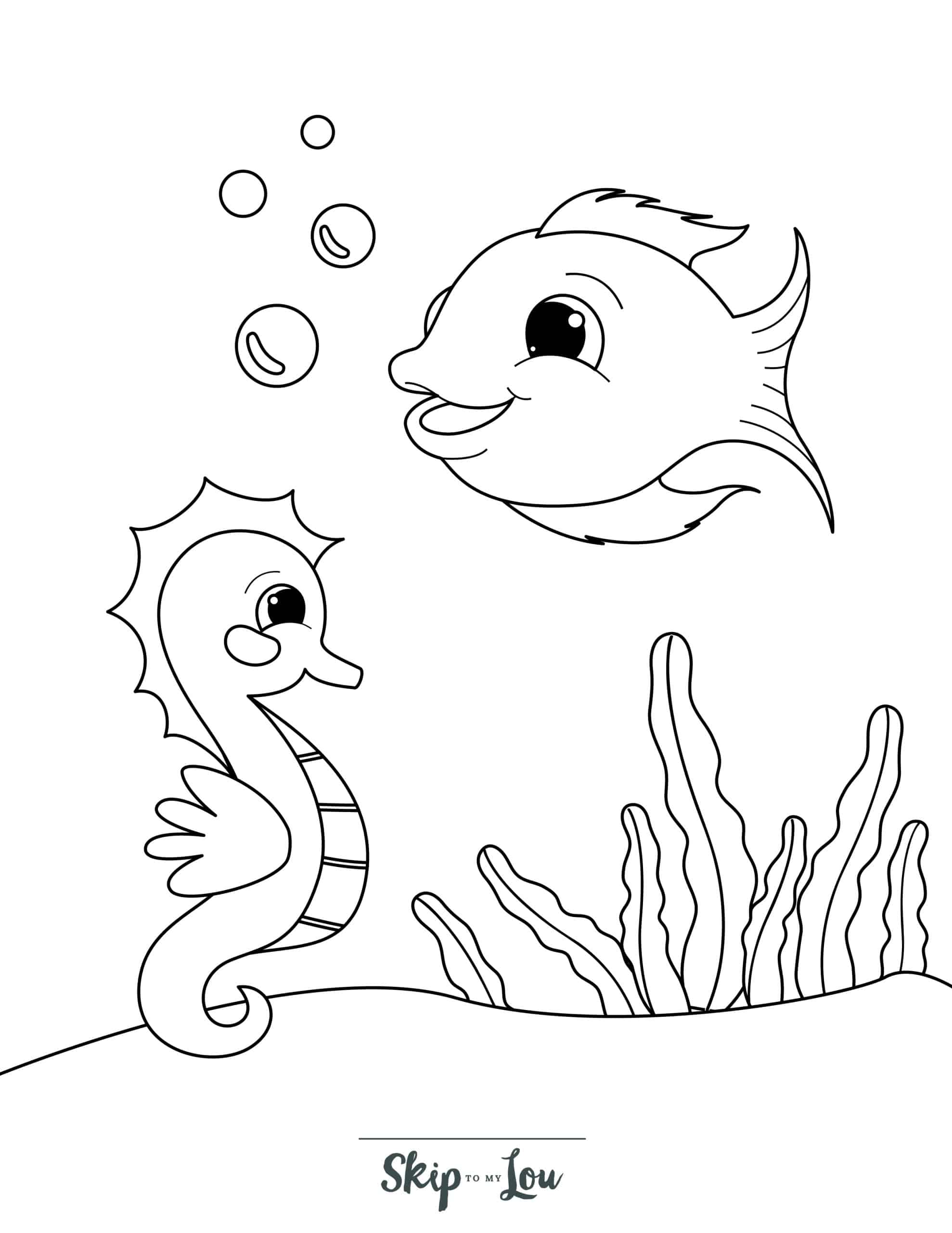 free rainbow fish coloring pages printable jpg