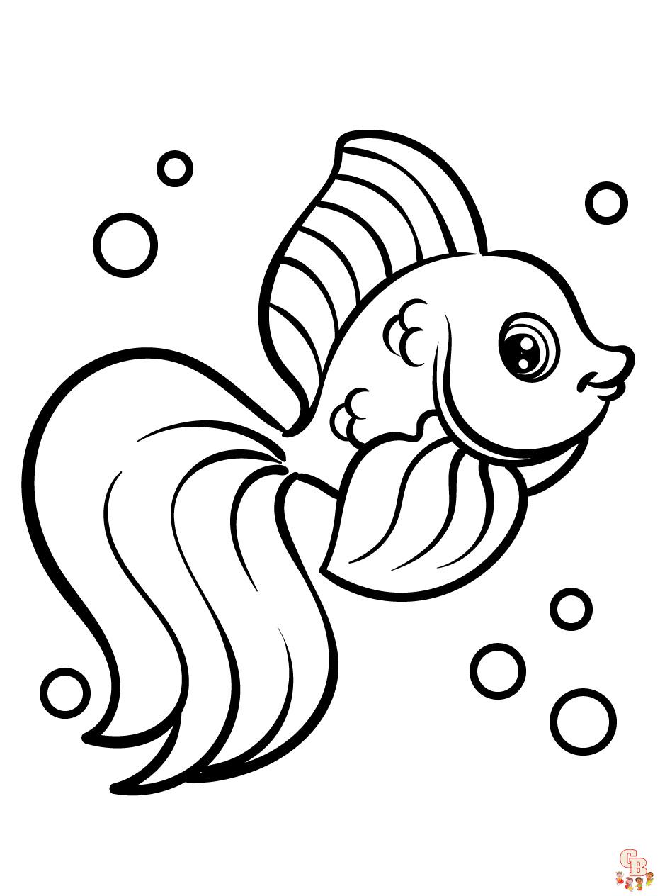 34 Free Rainbow Fish Coloring Pages Printable 5