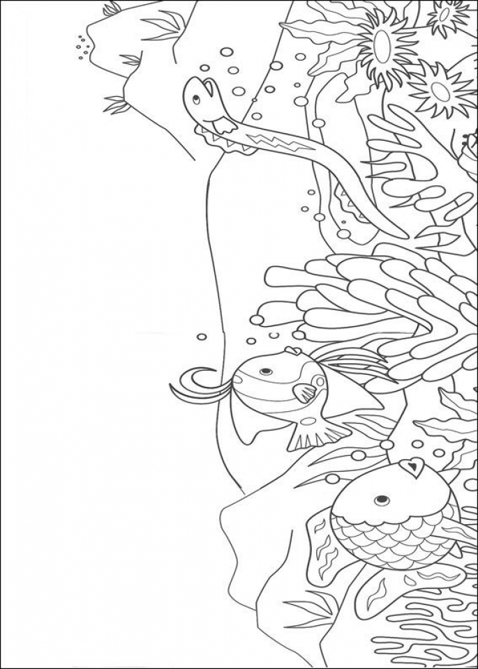 34 Free Rainbow Fish Coloring Pages Printable 6