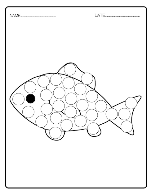 34 Free Rainbow Fish Coloring Pages Printable 8