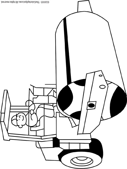 34 Functional Forklift Coloring Page Printable 32