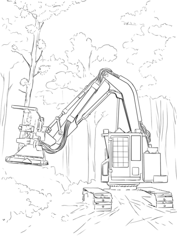 34 Functional Forklift Coloring Page Printable 7