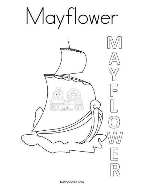 34 Historic Mayflower Coloring Pages Printable 11