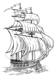 historic mayflower coloring pages printable jpg