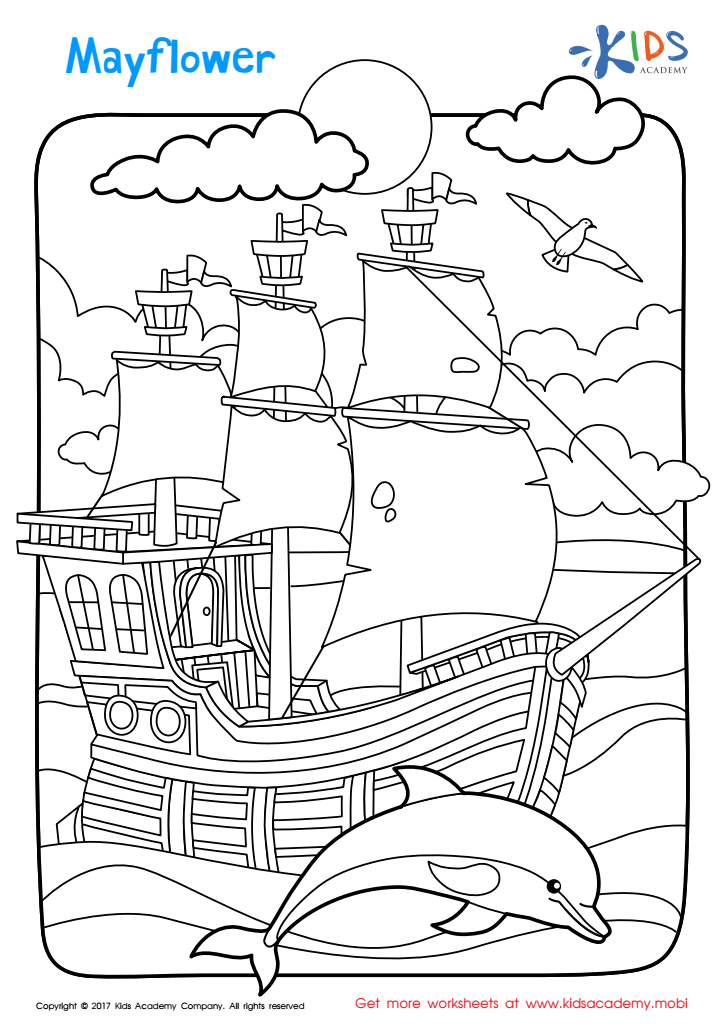 34 Historic Mayflower Coloring Pages Printable 29