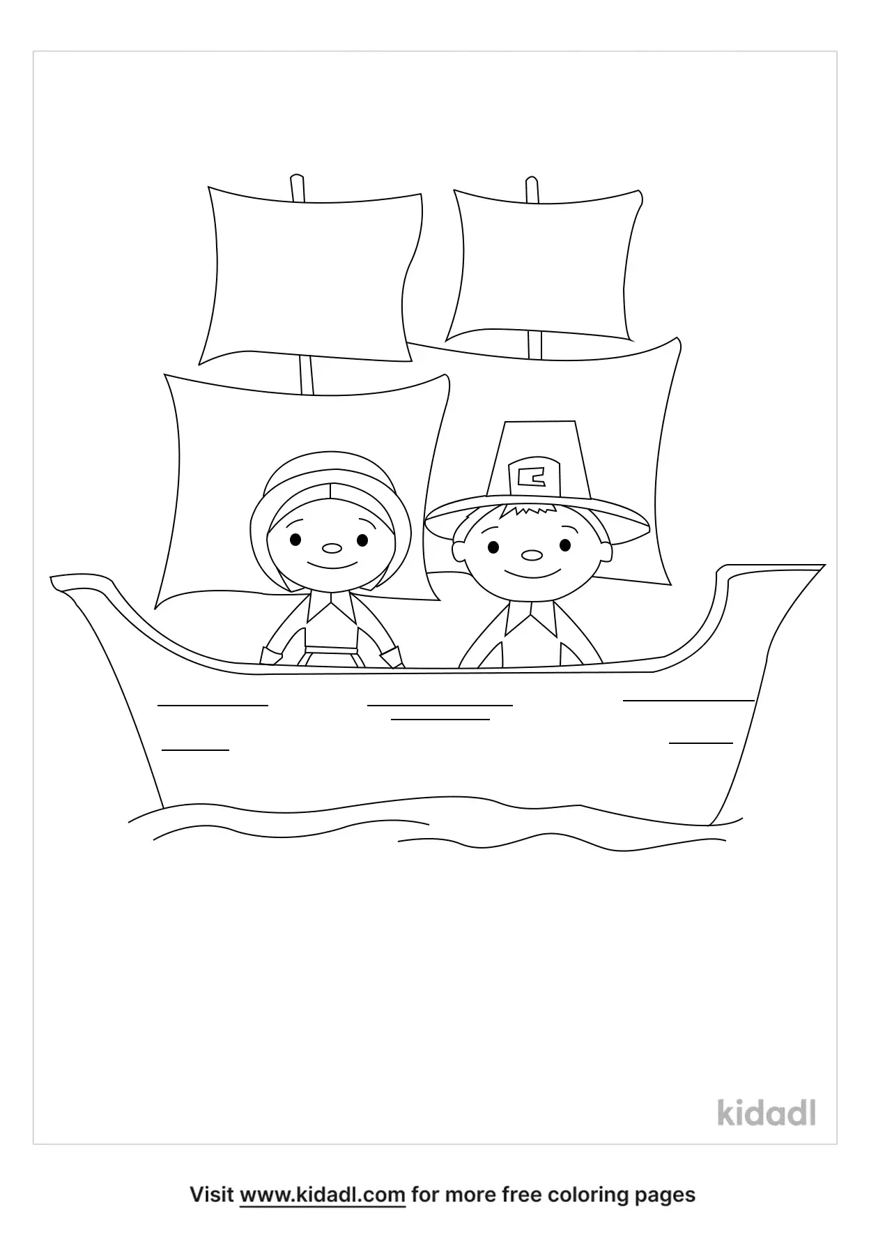 34 Historic Mayflower Coloring Pages Printable 3