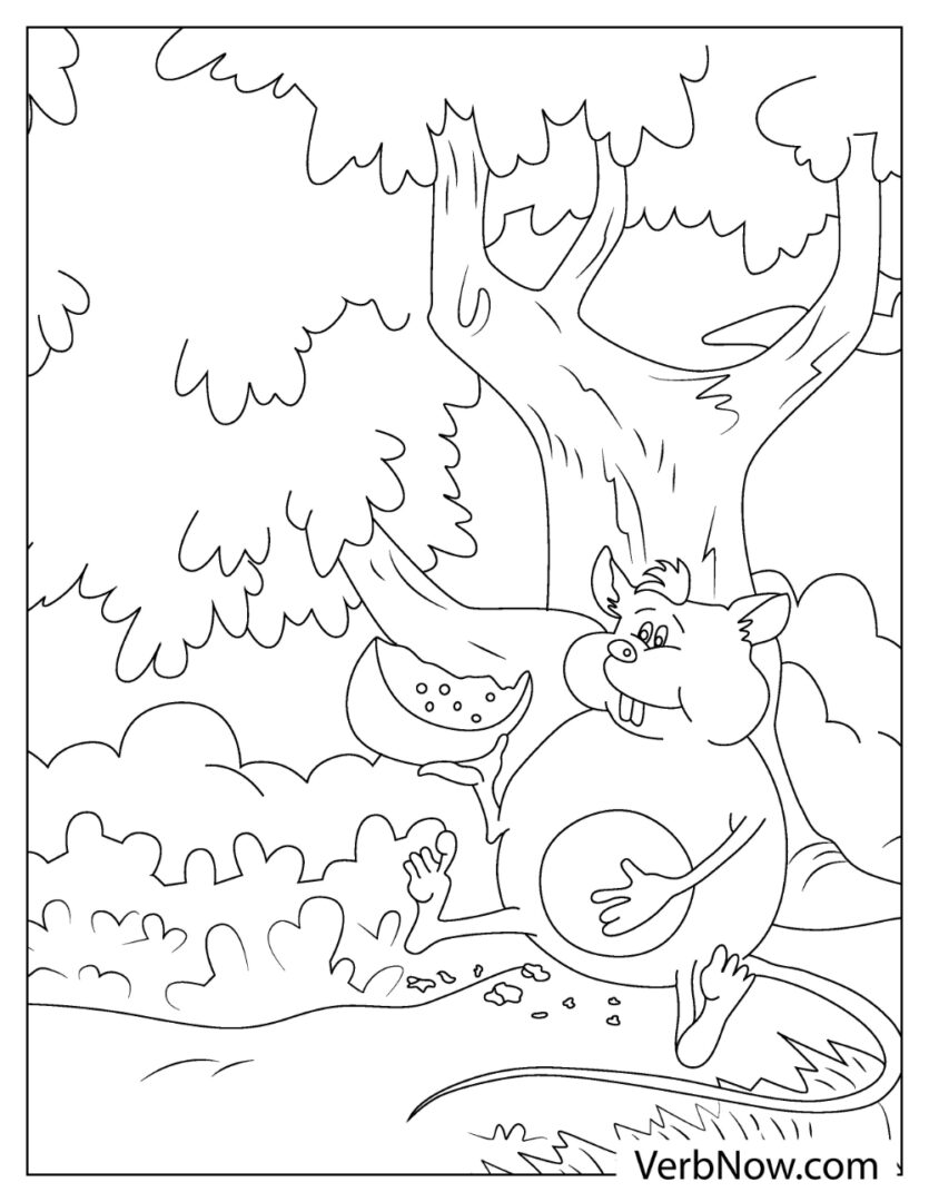 34 Interesting Rats Coloring Pages Printable 17