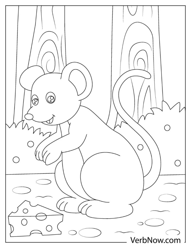 34 Interesting Rats Coloring Pages Printable 24