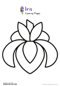 iris coloring pages printable jpg