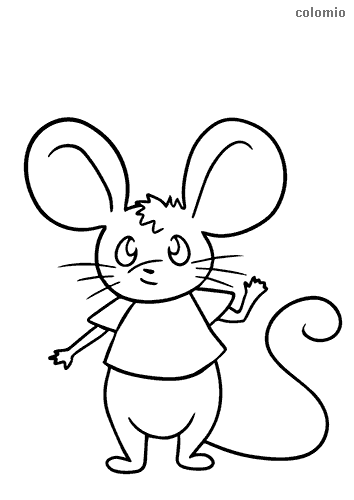 34 Mice Coloring Pages Printable 23