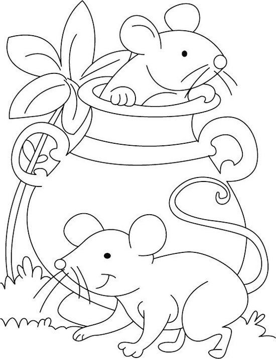 34 Mice Coloring Pages Printable 24