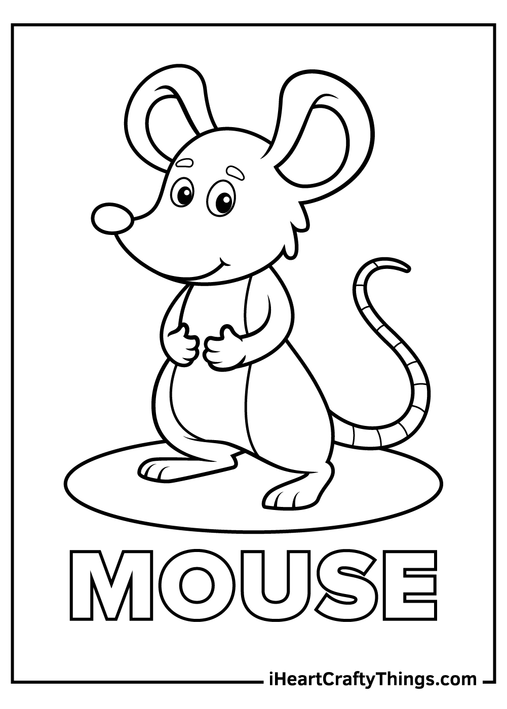 34 Mice Coloring Pages Printable 29