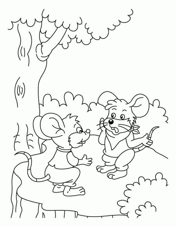 34 Mice Coloring Pages Printable 32