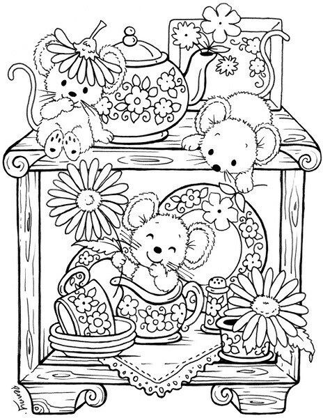 34 Mice Coloring Pages Printable 35