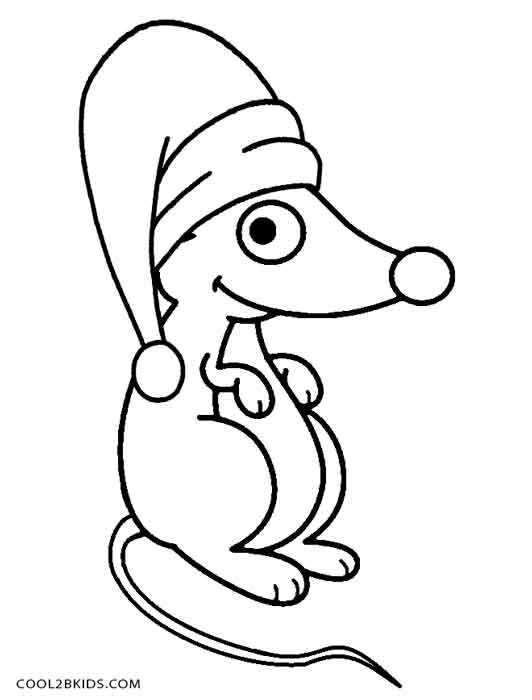 34 Mice Coloring Pages Printable 4