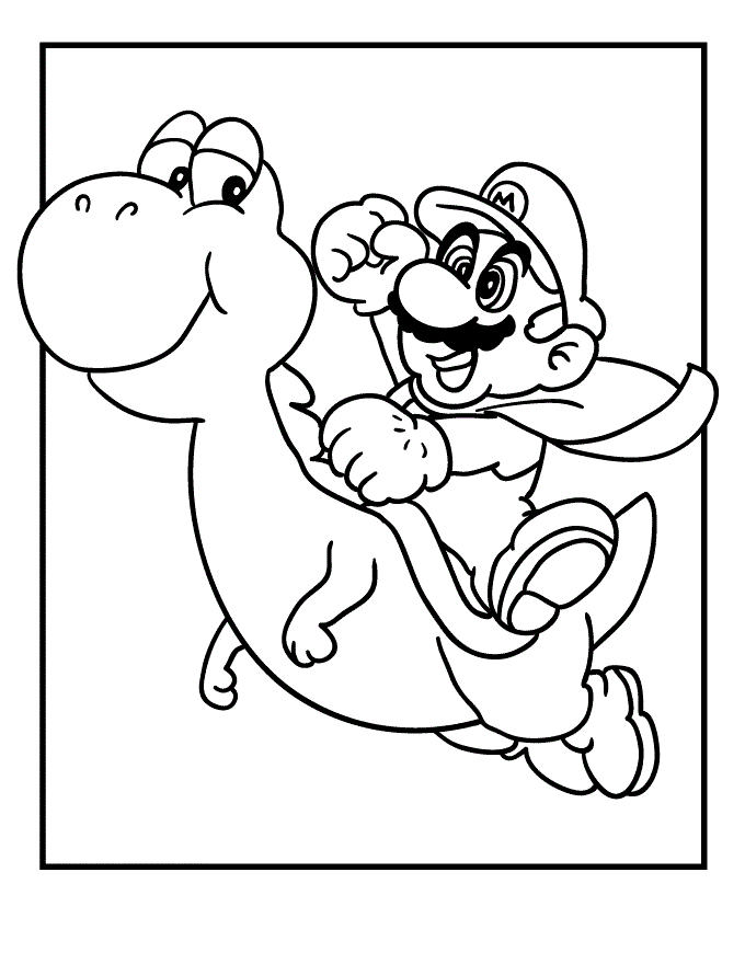 34 Playful Mario Coloring Pages Printable 18