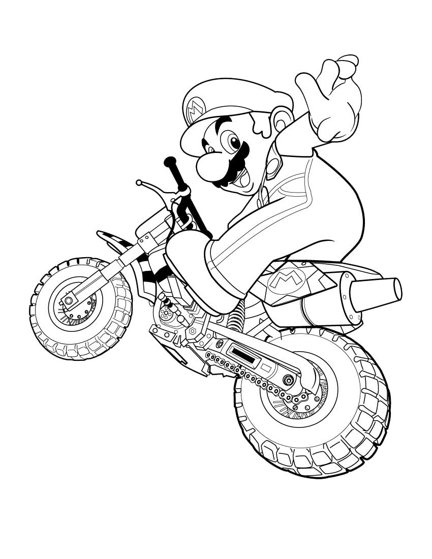 34 Playful Mario Coloring Pages Printable 2