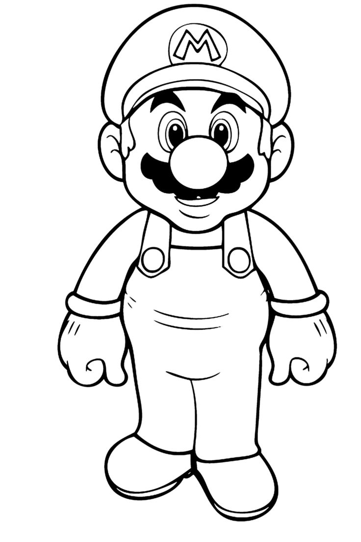 playful mario coloring pages printable jpg