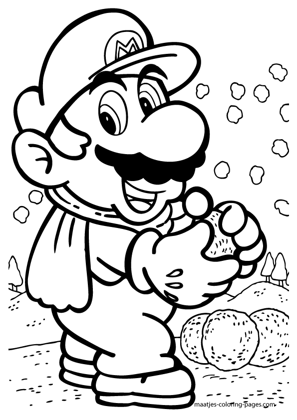 playful mario coloring pages printable jpg