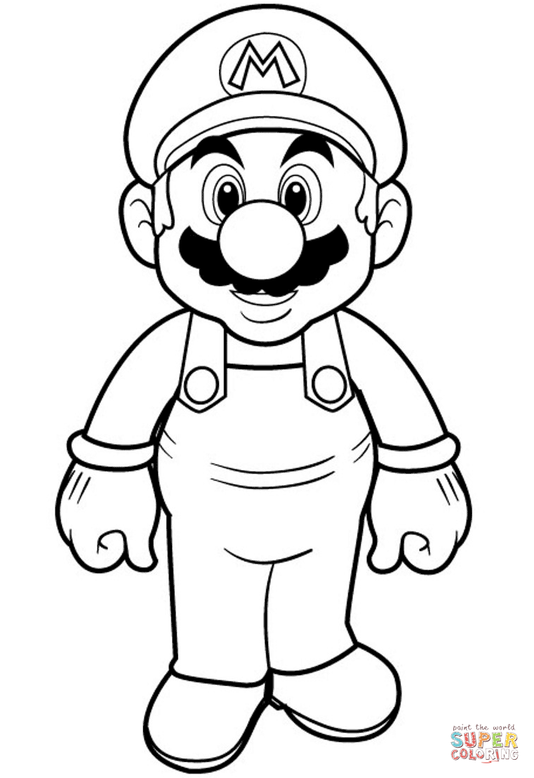 34 Playful Mario Coloring Pages Printable 34