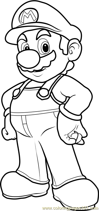 34 Playful Mario Coloring Pages Printable 5