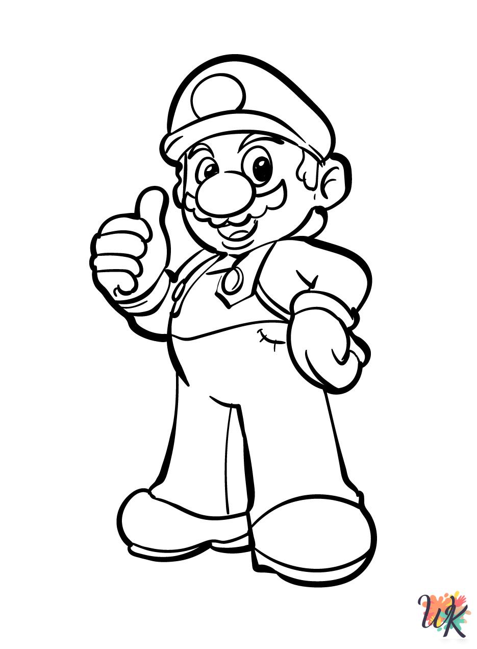 34 Playful Mario Coloring Pages Printable 6