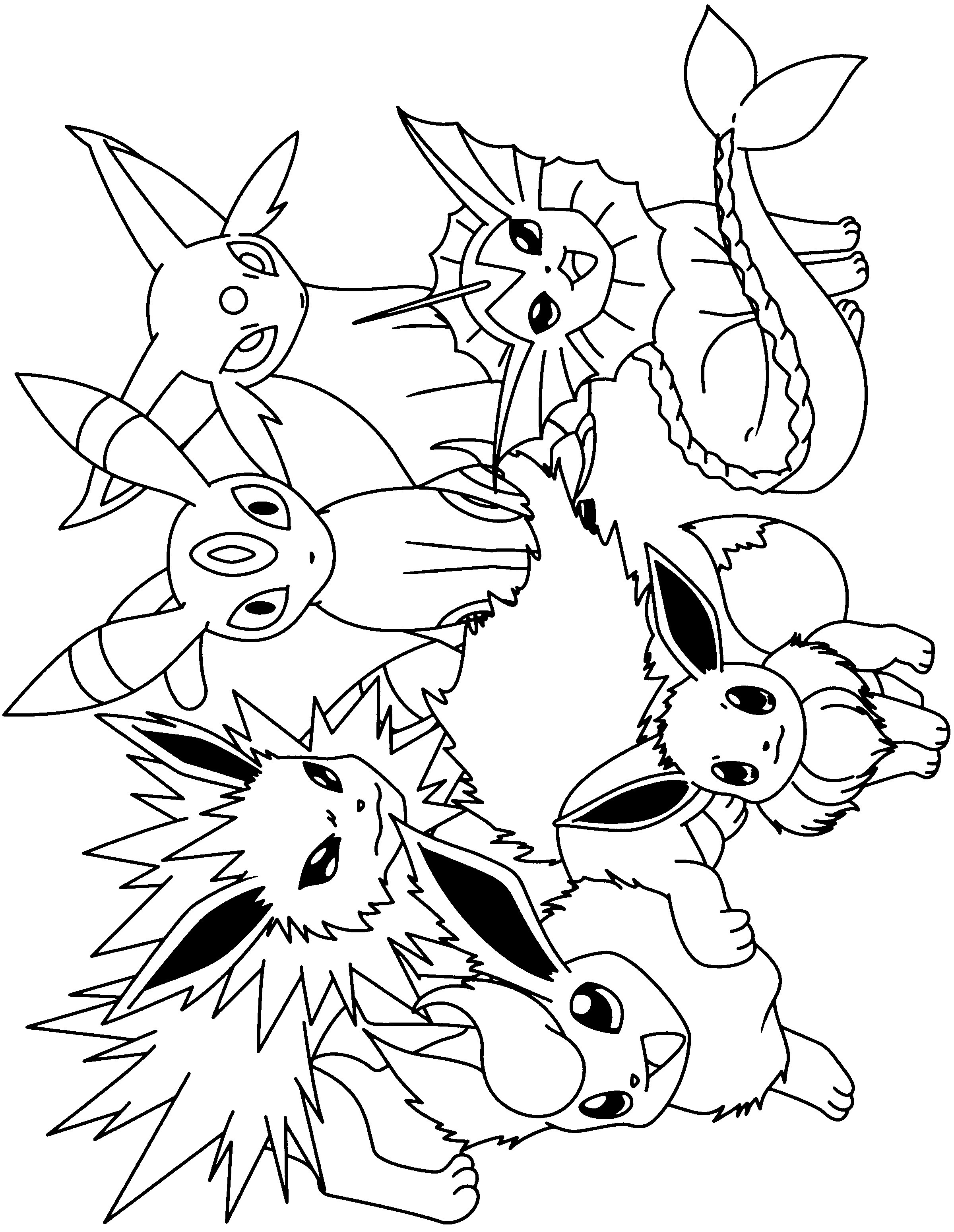 34 Pokemon and Friends Coloring Pages Printable 15