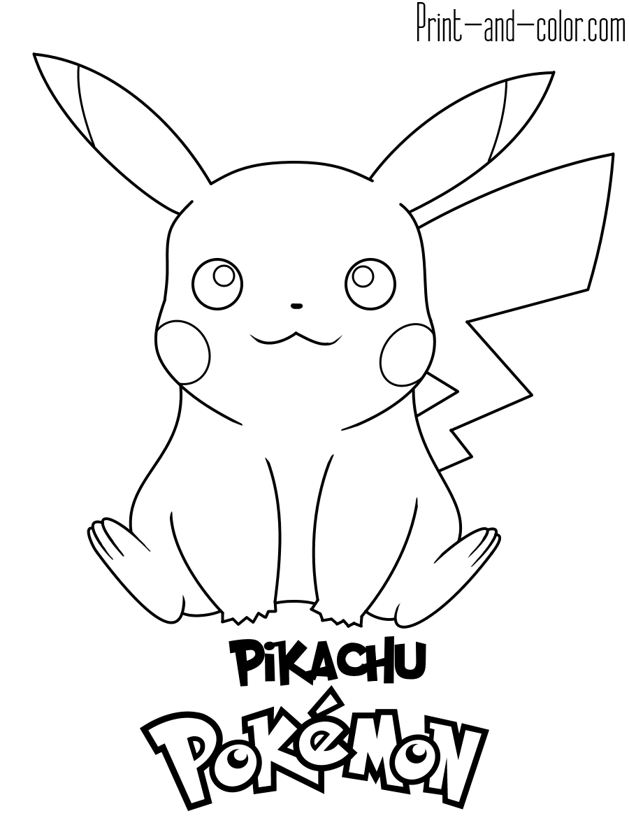 34 Pokemon and Friends Coloring Pages Printable 2