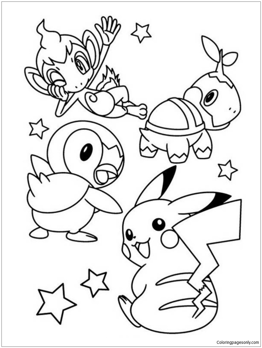 pokemon and friends coloring pages printable jpg