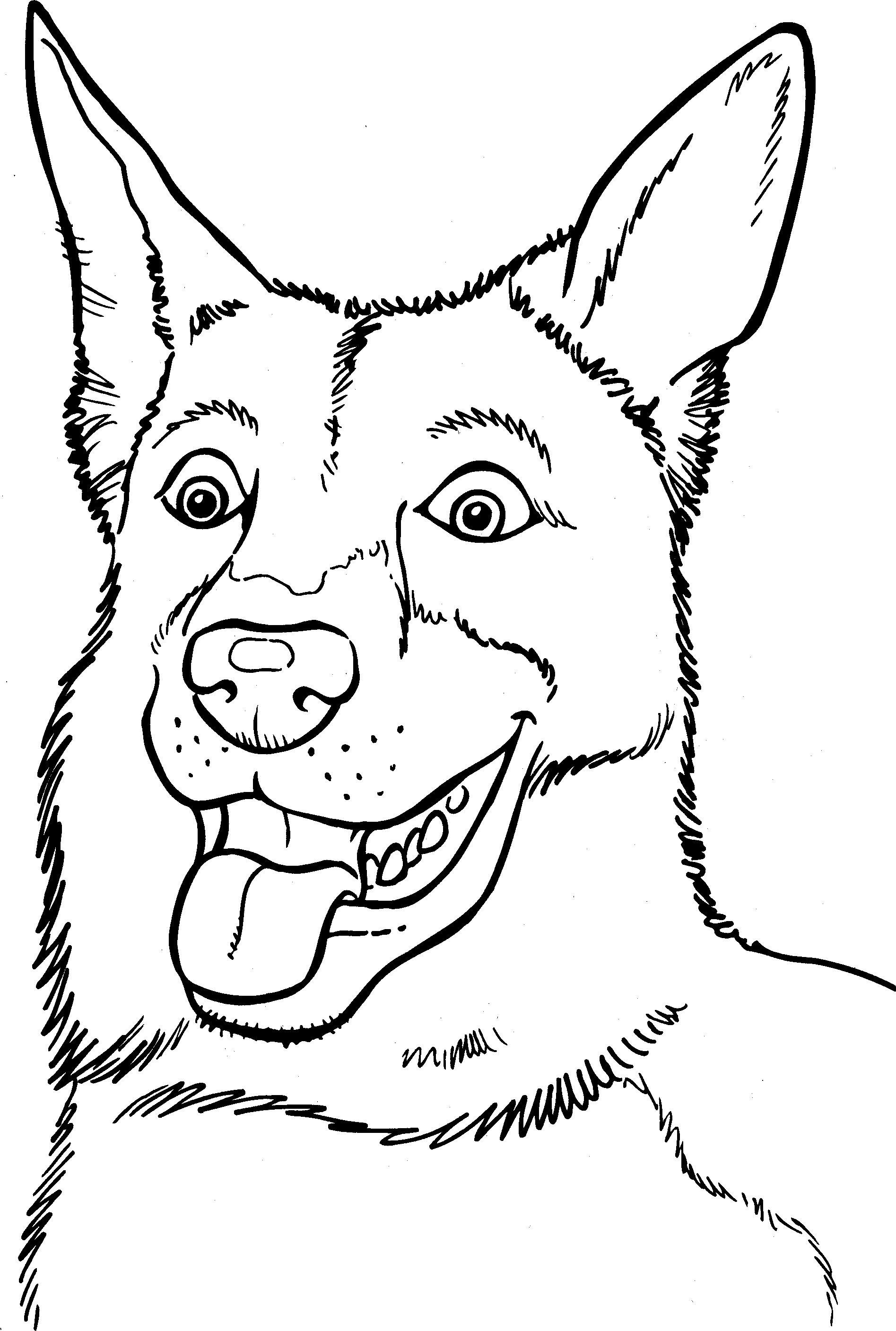 34 Police Dog Coloring Pages Printable 31