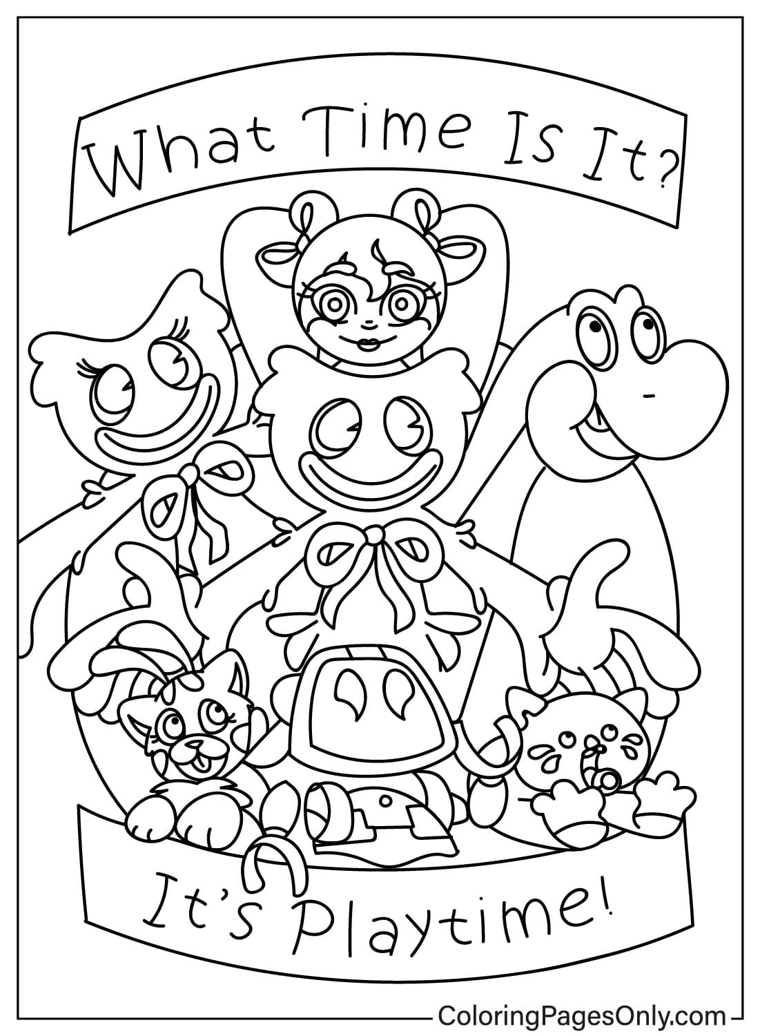 34 Poppy Playtime Poppy Coloring Pages Printable 8