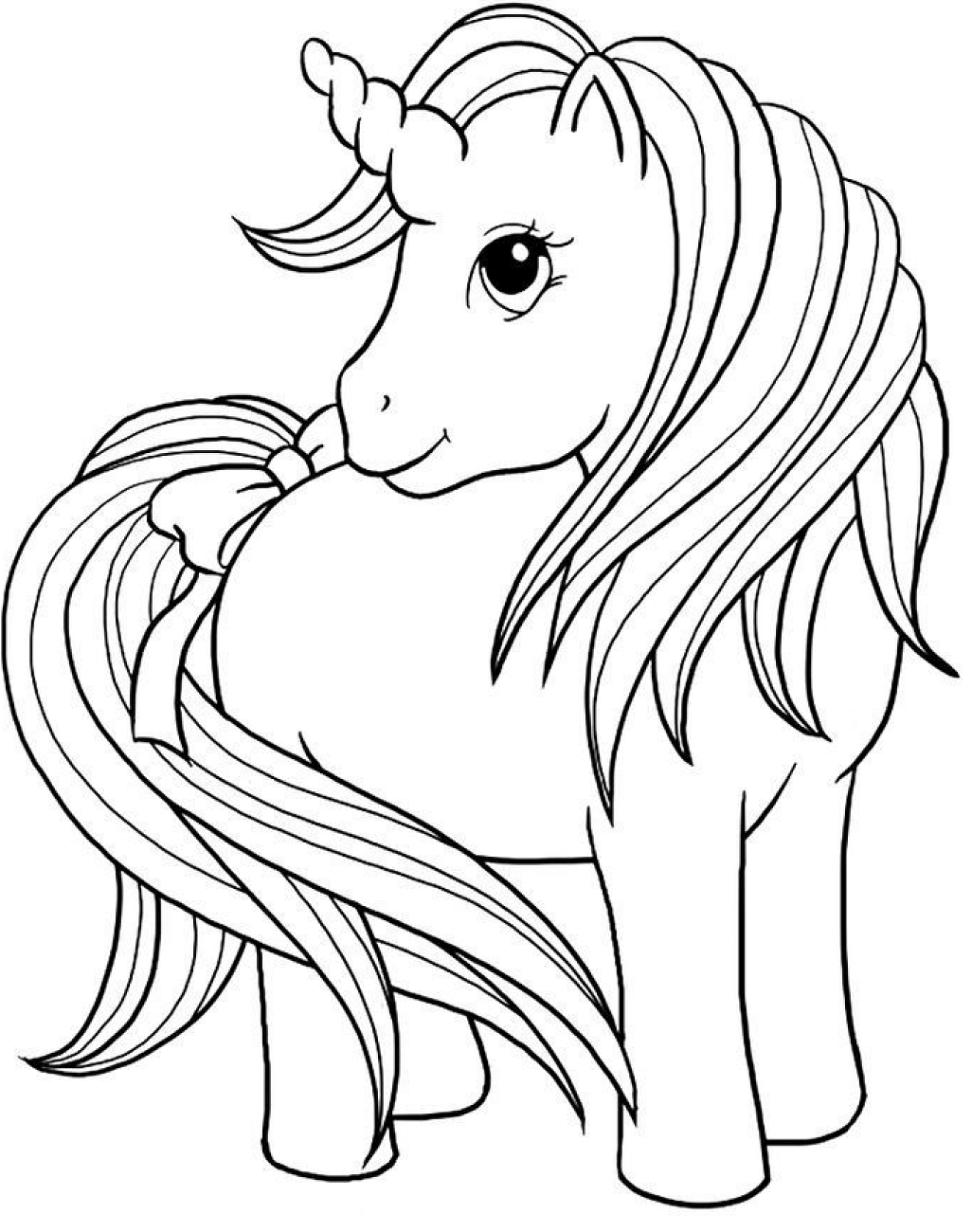 preschool unicorn coloring pages printable jpg