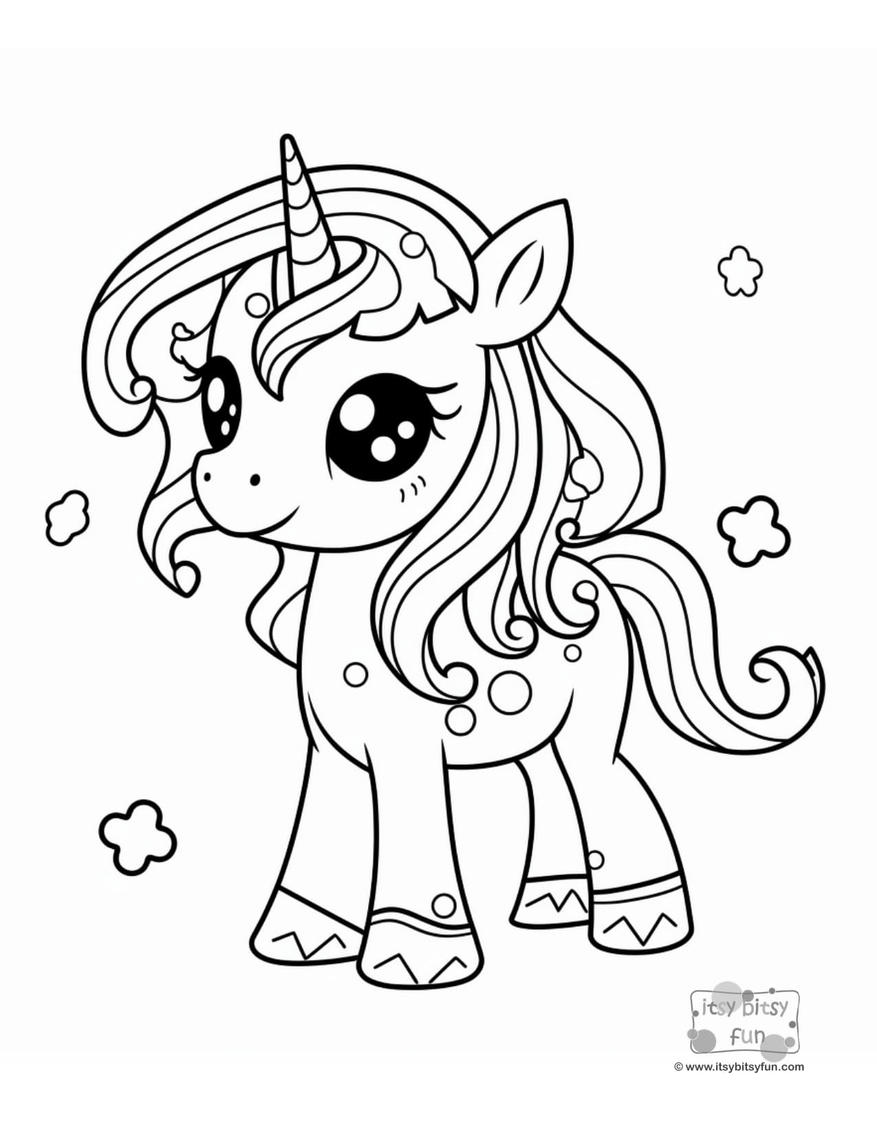 34 Preschool Unicorn Coloring Pages Printable 25