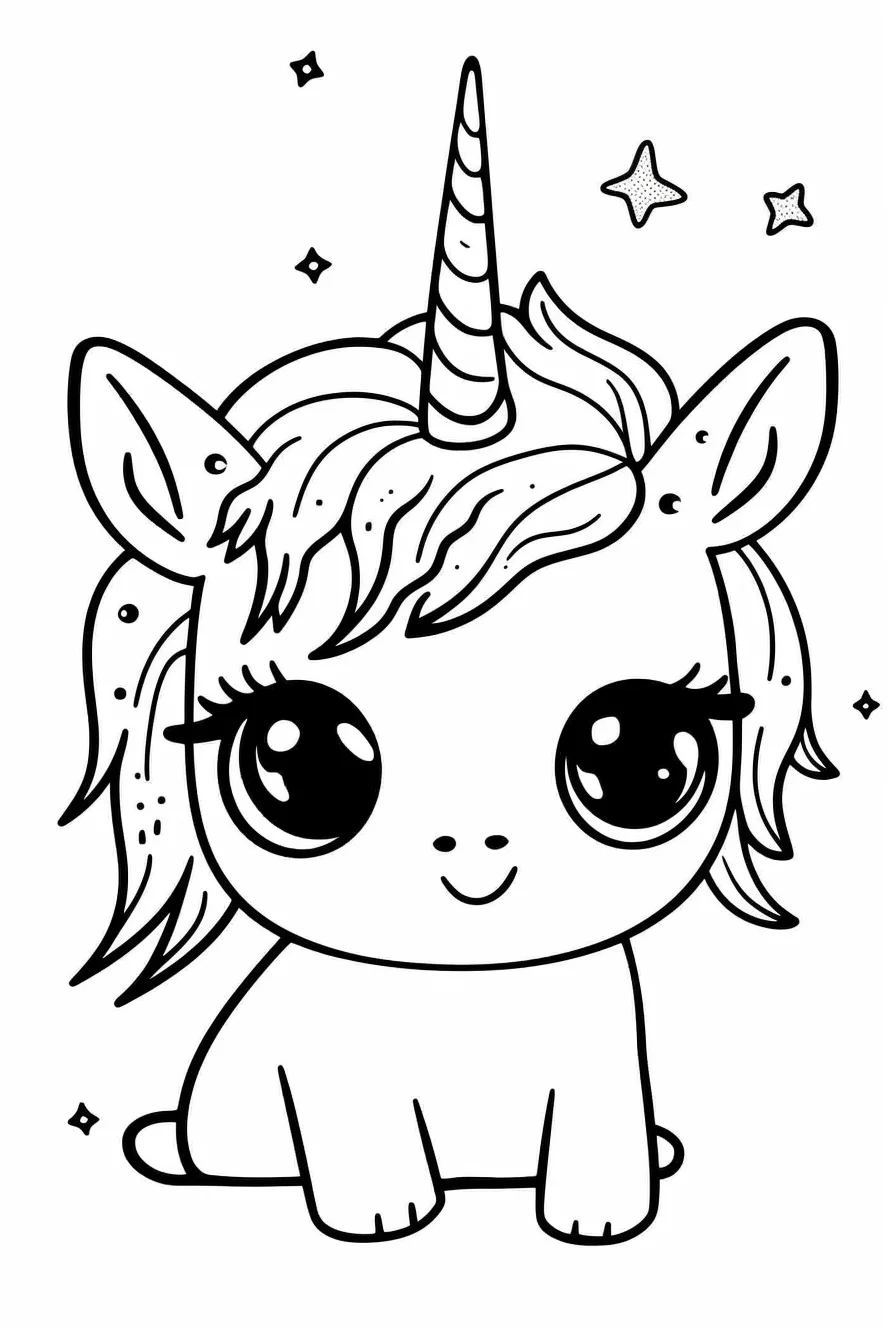 preschool unicorn coloring pages printable jpg