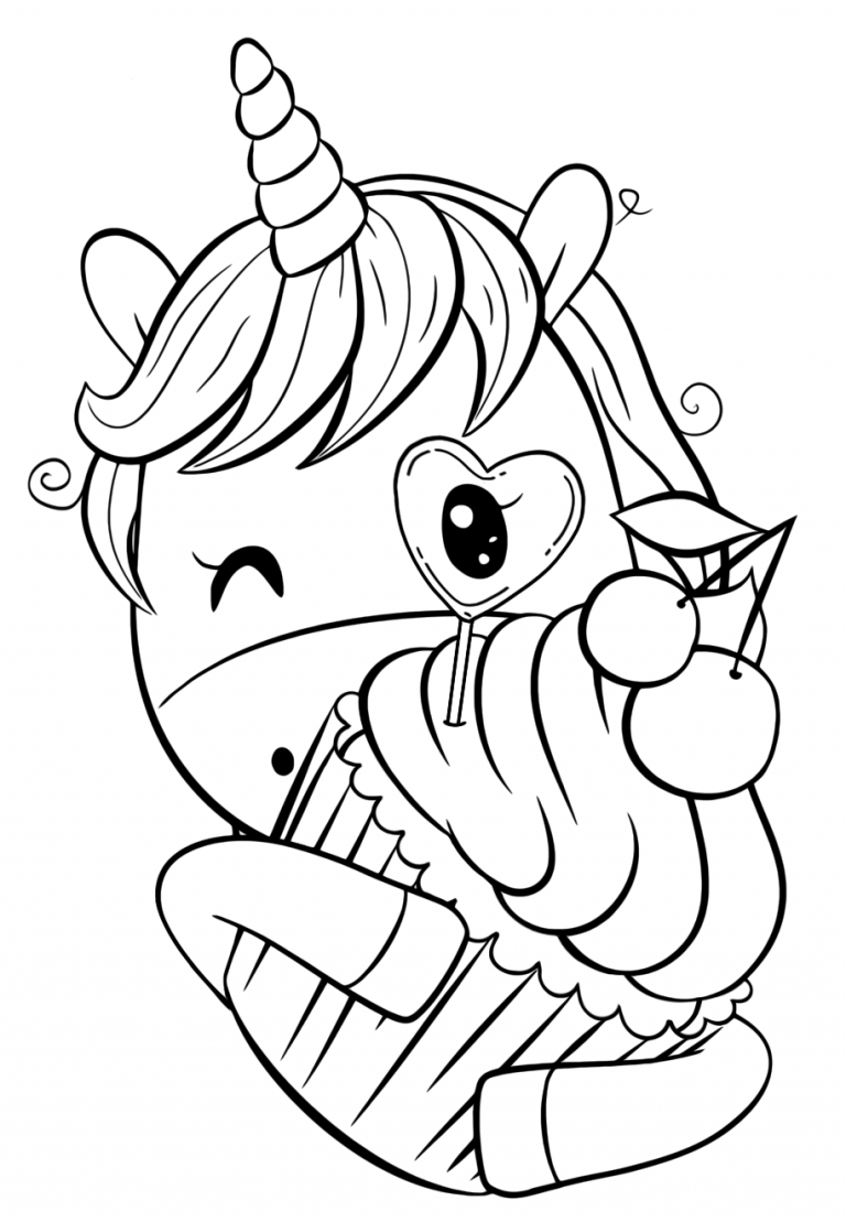 34 Preschool Unicorn Coloring Pages Printable 34