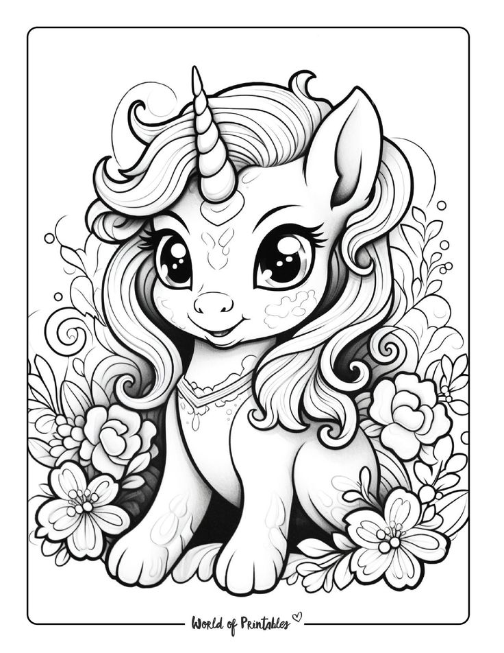 preschool unicorn coloring pages printable jpg